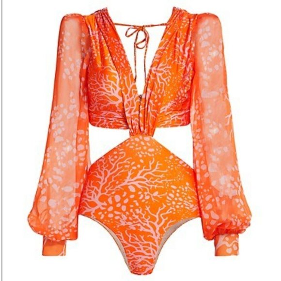 PatBO Coral Cut-Out Bodysuit - Picture 2 of 16